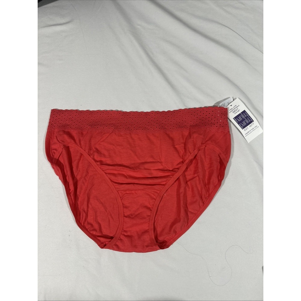 NWT $34 Hanky Panky [ XL ]  Cotton Conscience French Brief Underwear PNGF‎ T2182